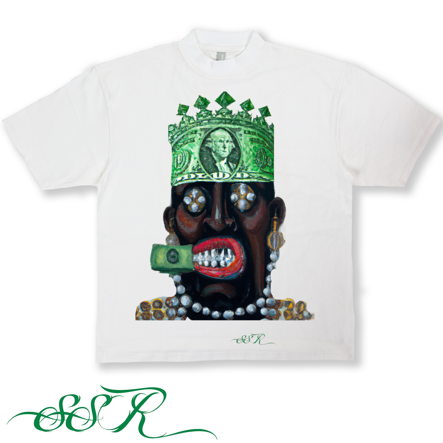 MONEY TALKS TEE (WHITE)