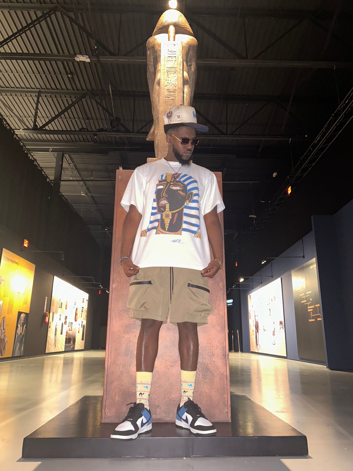 THE LAST AMERICAN PHARAOH TEE (WHITE)