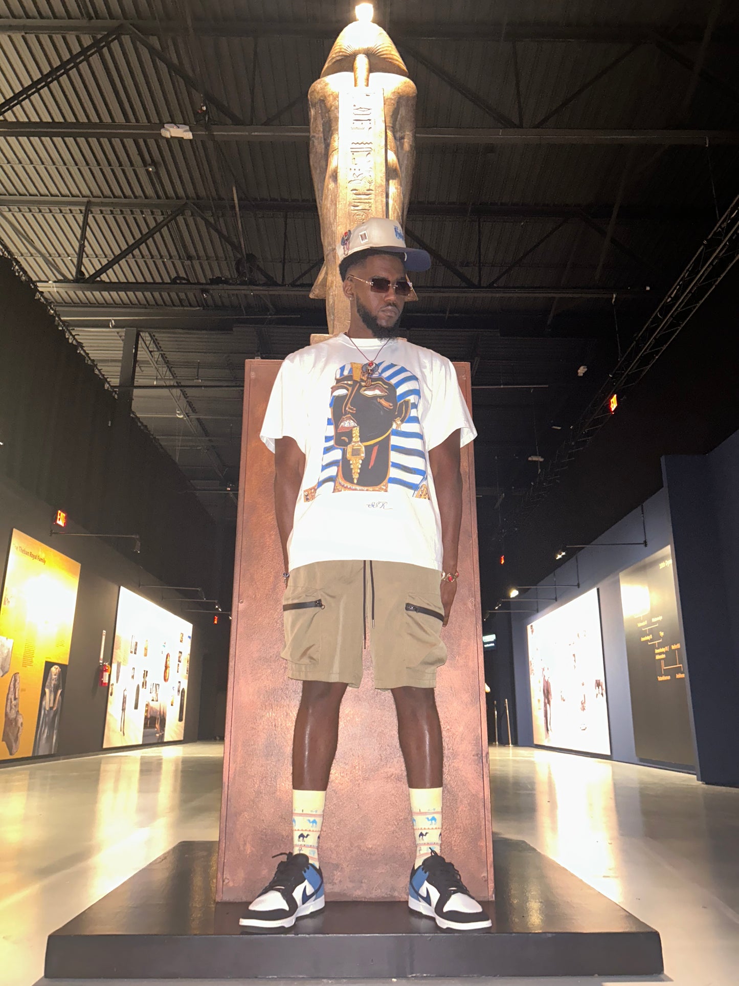 THE LAST AMERICAN PHARAOH TEE (WHITE)