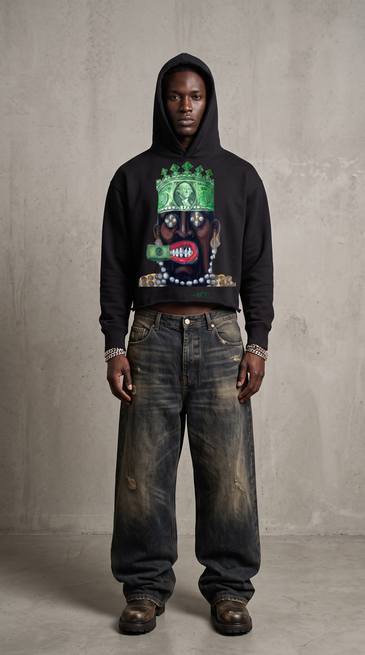 MONEY TALKS HOODIE (BLACK)