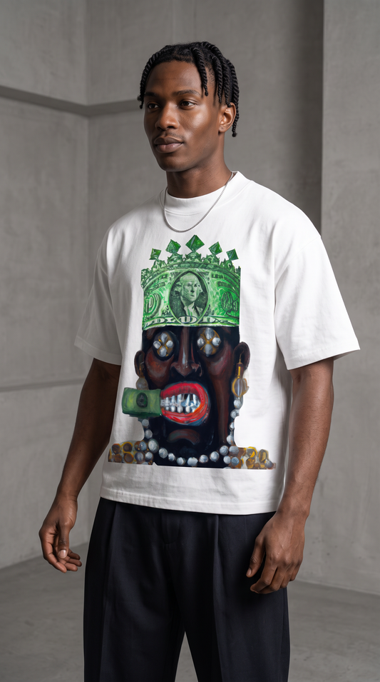 MONEY TALKS TEE (WHITE)