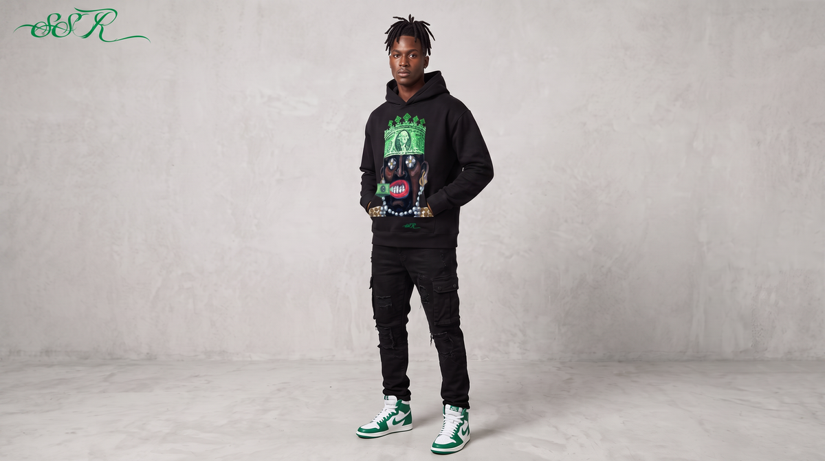 MONEY TALKS HOODIE (BLACK)